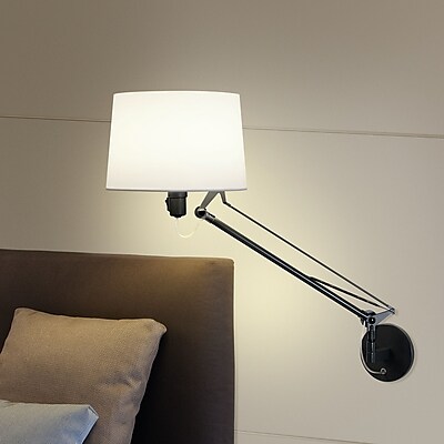 Carpyen Lektor 1 Light Wall Sconce; Moss Green Staples